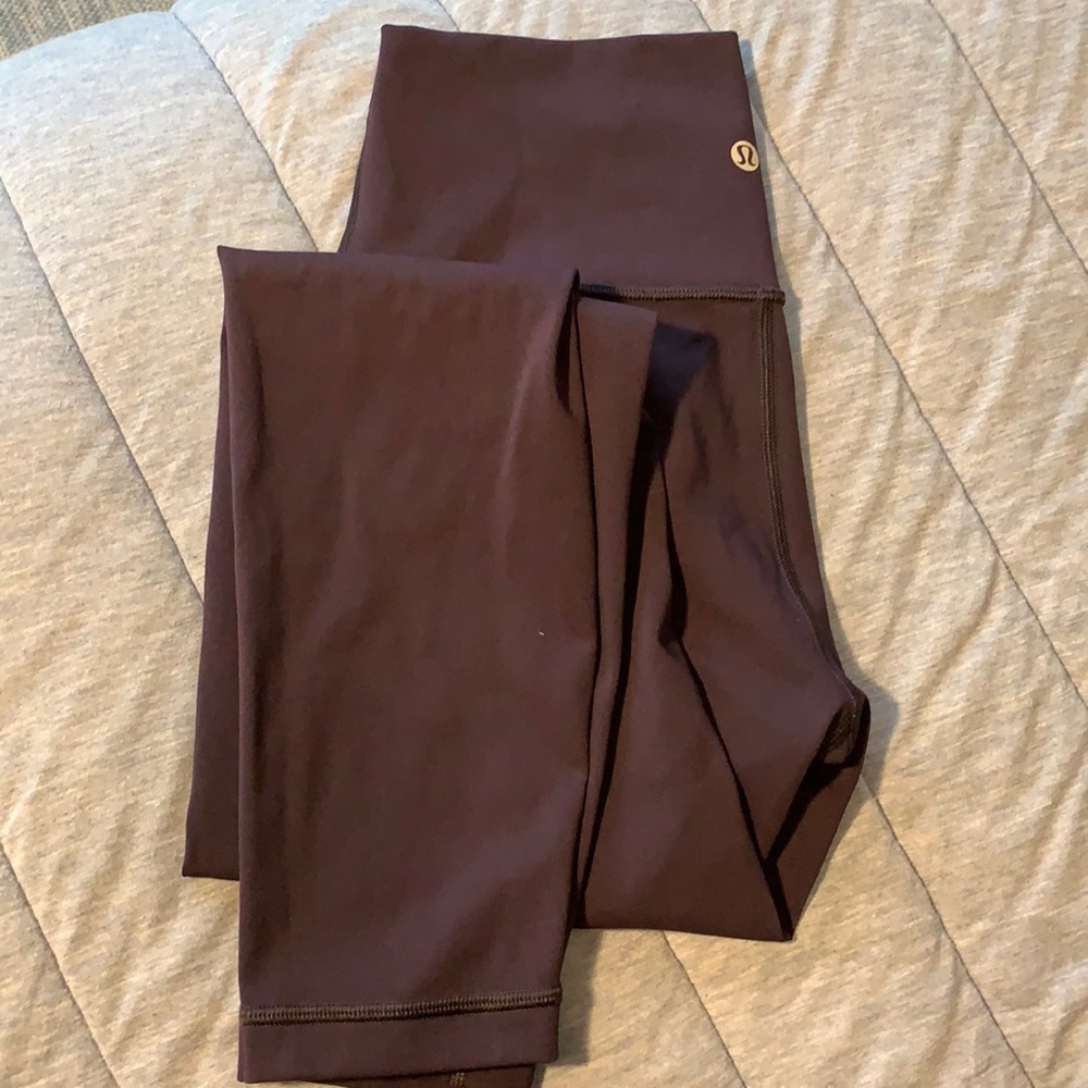 Lululemon leggings, dark plum, 25 inch inseam size 4